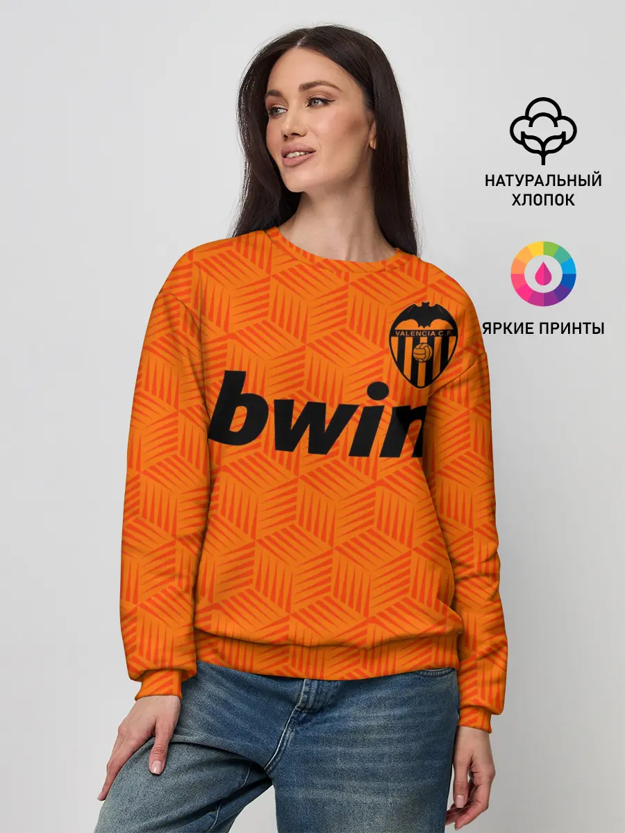 Женский свитшот / ФК ВАЛЕНСИЯ / ФОРМА 20-21