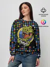 Женский свитшот / Динозавр-игрок