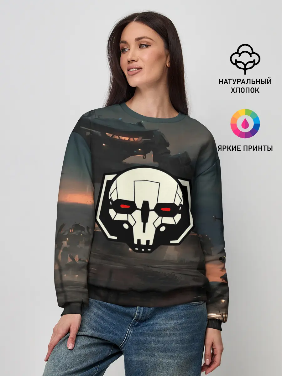 Женский свитшот / Боевоймех