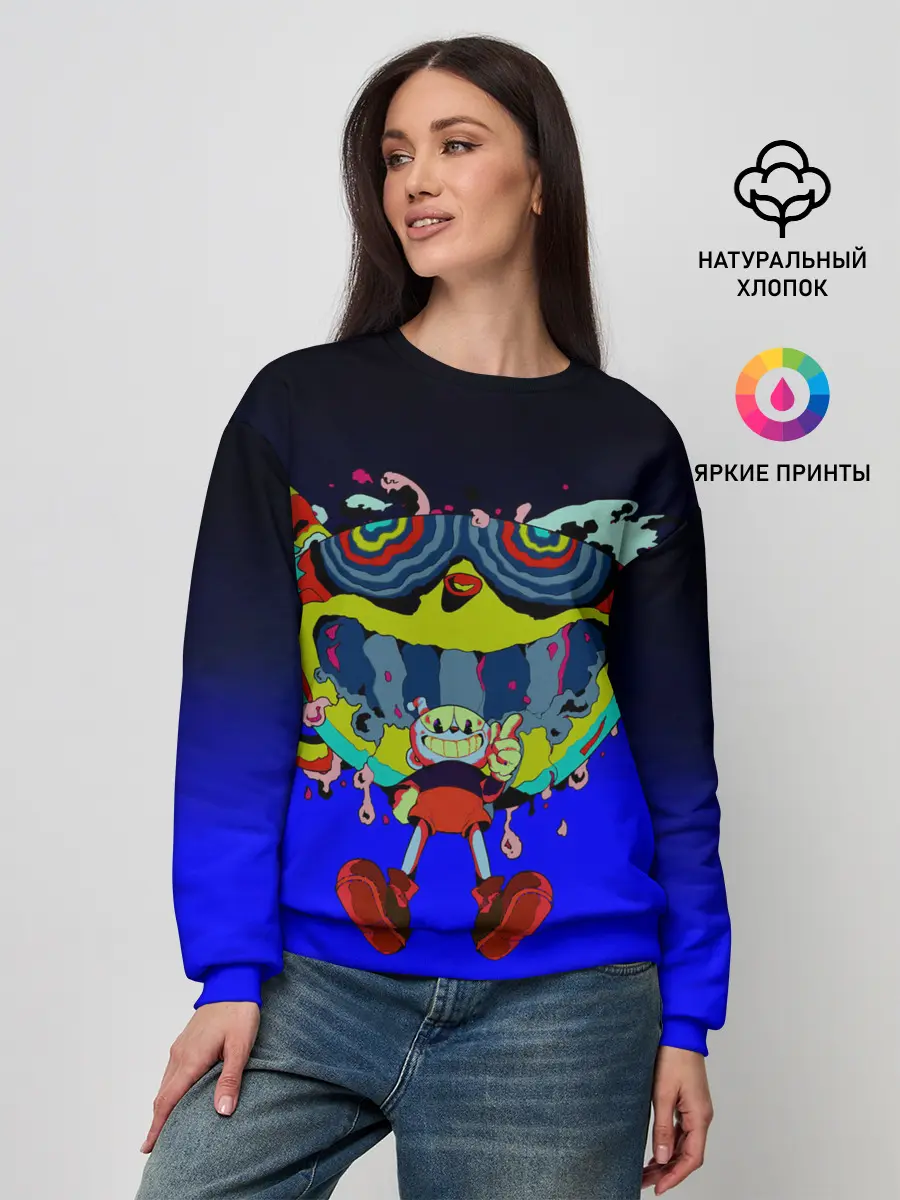 Женский свитшот / ACID CUPHEAD