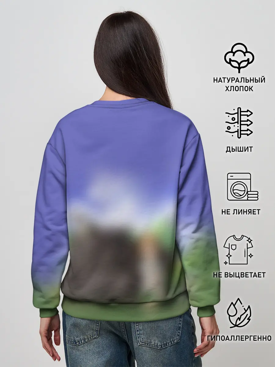 Женский свитшот / Девушки и танки | Girls und Panzer