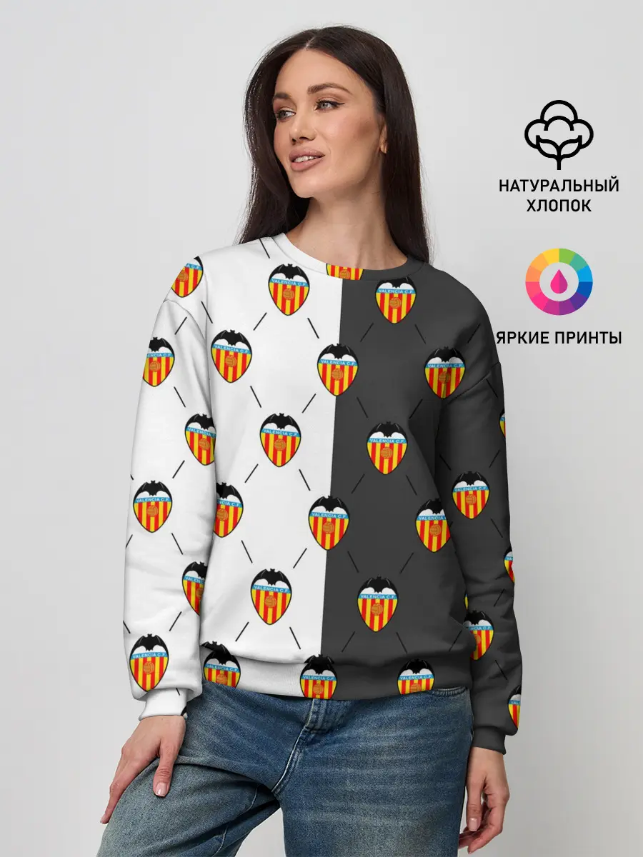 Женский свитшот / FC VALENCIA / ФК ВАЛЕНСИЯ