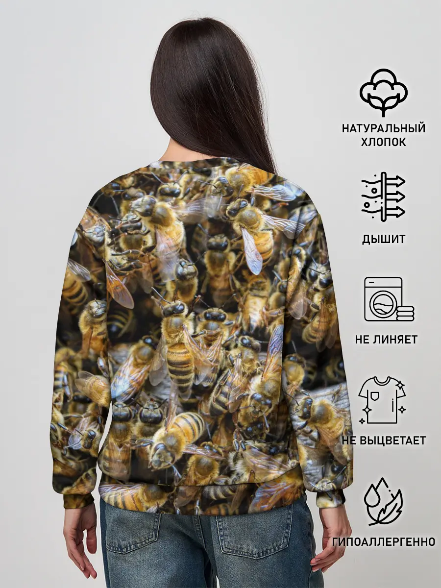 Женский свитшот / Пчёлы