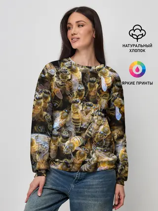 Женский свитшот / Пчёлы