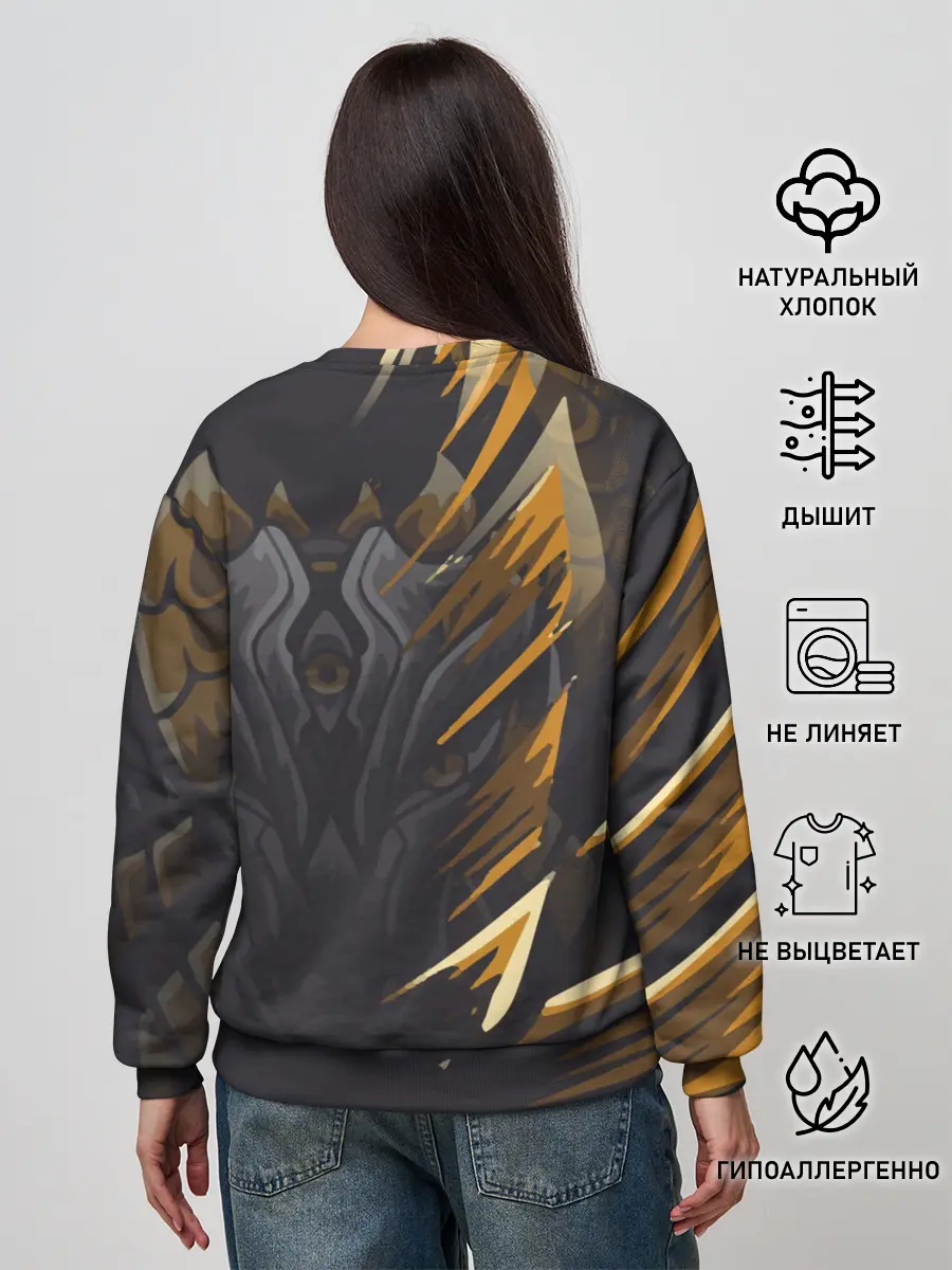 Женский свитшот / Монстр