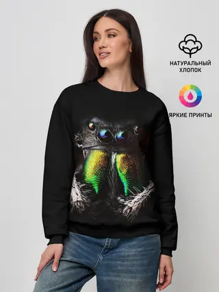 Женский свитшот / ПАУК МАКРО СЪЕМКА