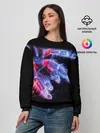 Женский свитшот / НЕОНОВЫЙ ПАУК