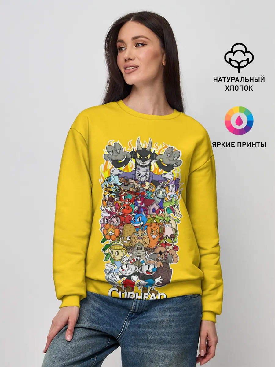 Женский свитшот / CupHead Family