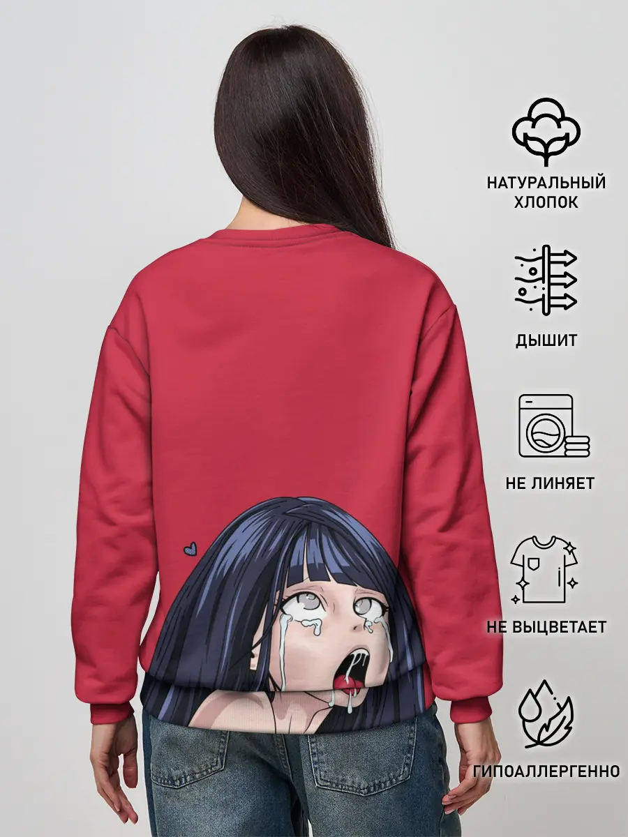 Женский свитшот / ХИНАТА АХЕГАО | AHEGAO