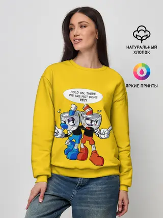 Женский свитшот / Побитые кружки