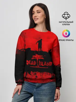 Женский свитшот / Island of blood