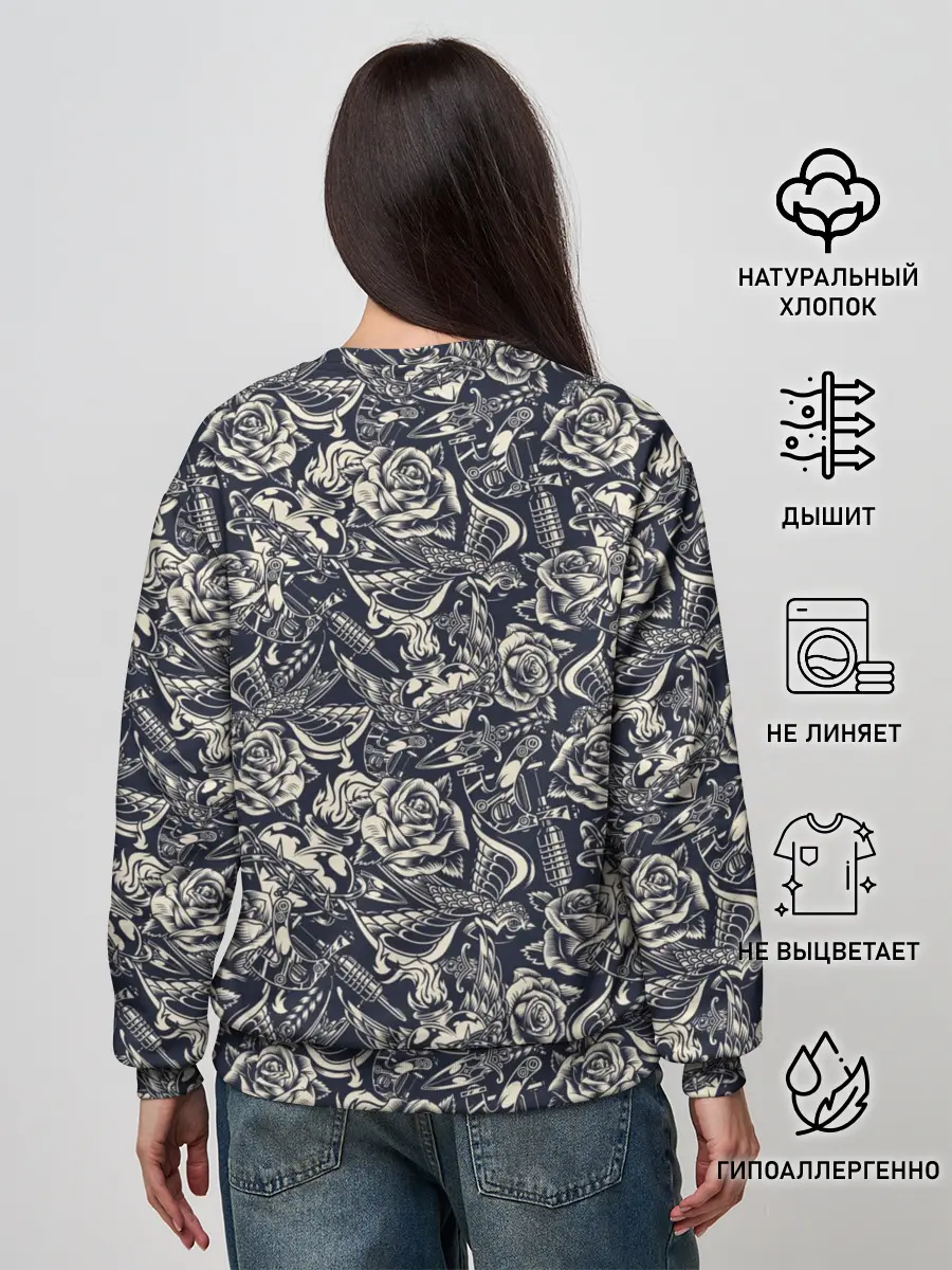 Женский свитшот / Тату мастер