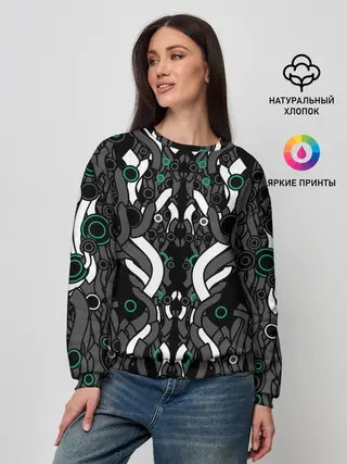 Женский свитшот / Абстрактная фантастика