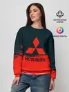 Женский свитшот / MITSUBISHI | МИТСУБИШИ