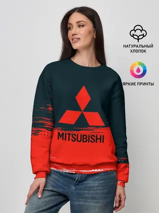Женский свитшот / MITSUBISHI | МИТСУБИШИ