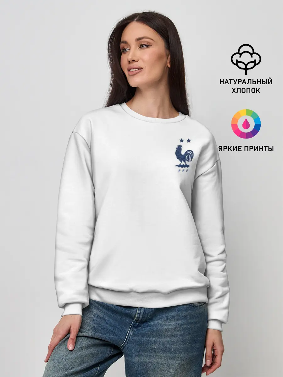 Женский свитшот / форма сборной Франции гостевая