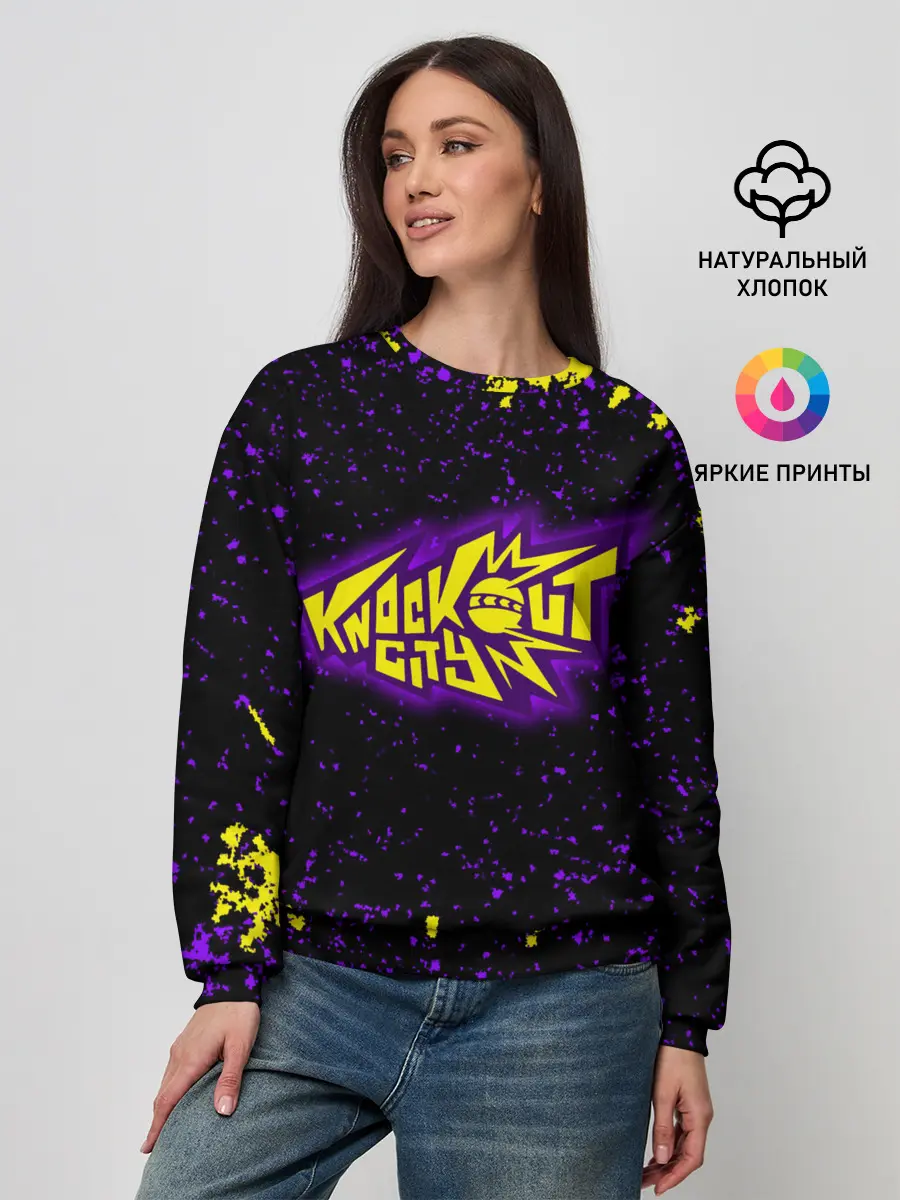 Женский свитшот / Knockout City, logo
