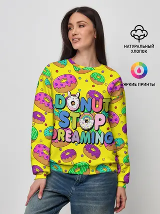 Женский свитшот / DONUTS