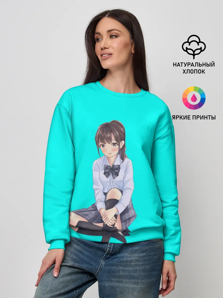 Женский свитшот / Anime girl