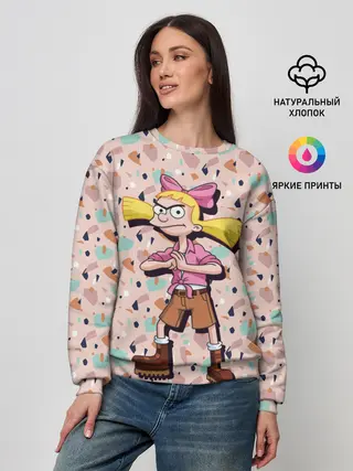 Женский свитшот / Эй, Арнольд! Хельга Патаки