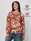 Женский свитшот / КрасиВая ХохЛома