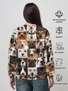 Женский свитшот / Я ЛЮБЛЮ СОБАК / I LOVE DOGS