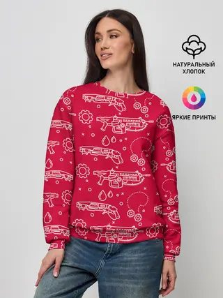 Женский свитшот / Gears pattern