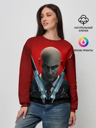 Женский свитшот / Agent here