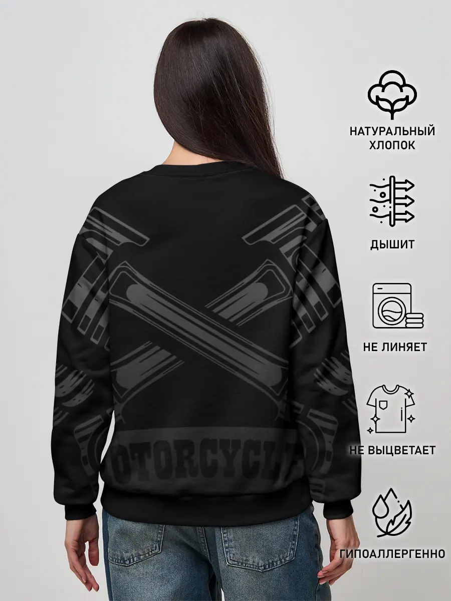 Женский свитшот / KTM MOTORCYCLES / КТМ МОТОЦИКЛЫ