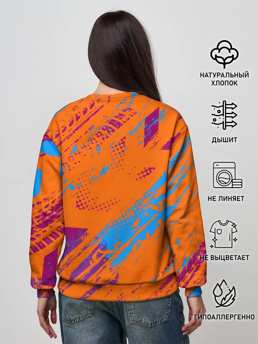 Женский свитшот / KTM MOTORCYCLES / КТМ МОТОЦИКЛЫ