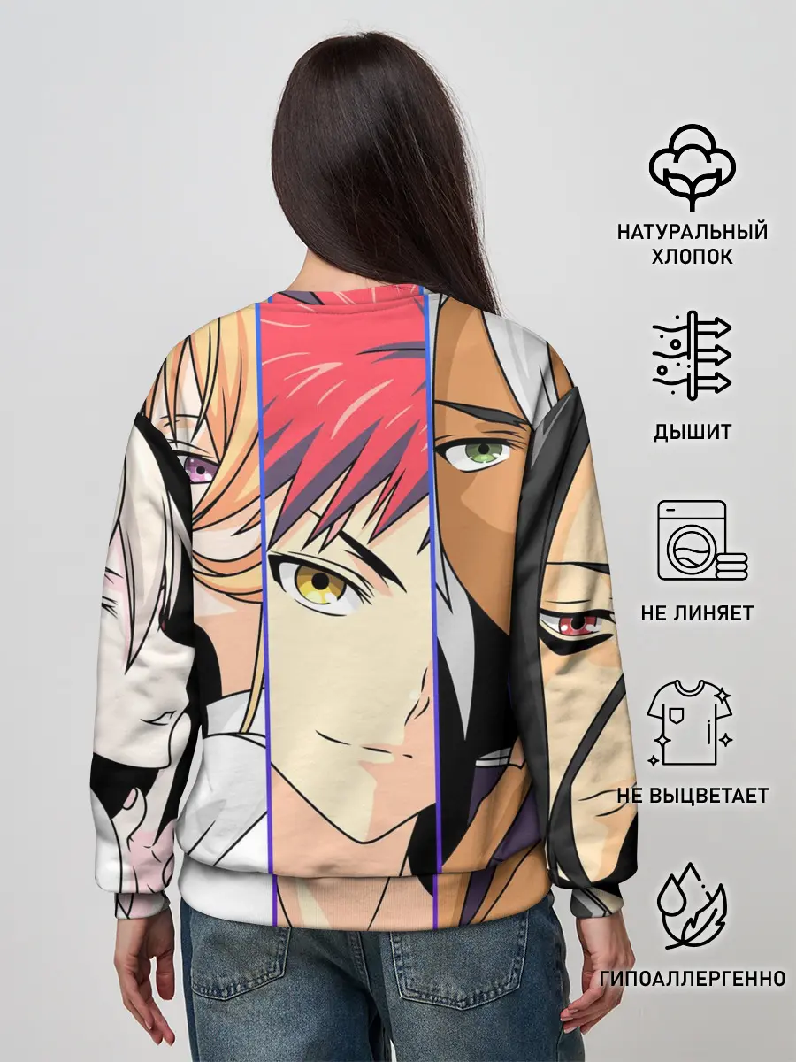 Женский свитшот / Кулинарные друзья