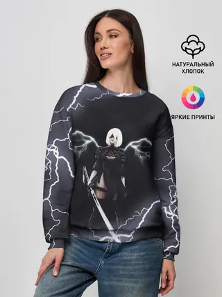 Женский свитшот / Nier Automata | 2b Light