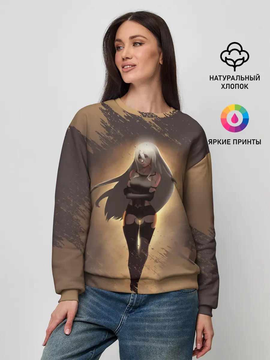 Женский свитшот / Type A No.2 | Nier Automata