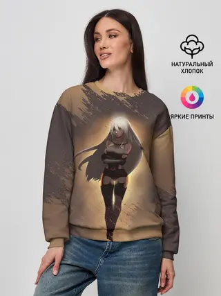 Женский свитшот / Type A No.2 | Nier Automata