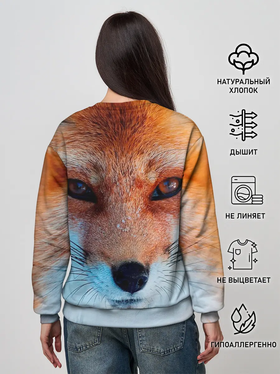 Женский свитшот / Мордочка лисы