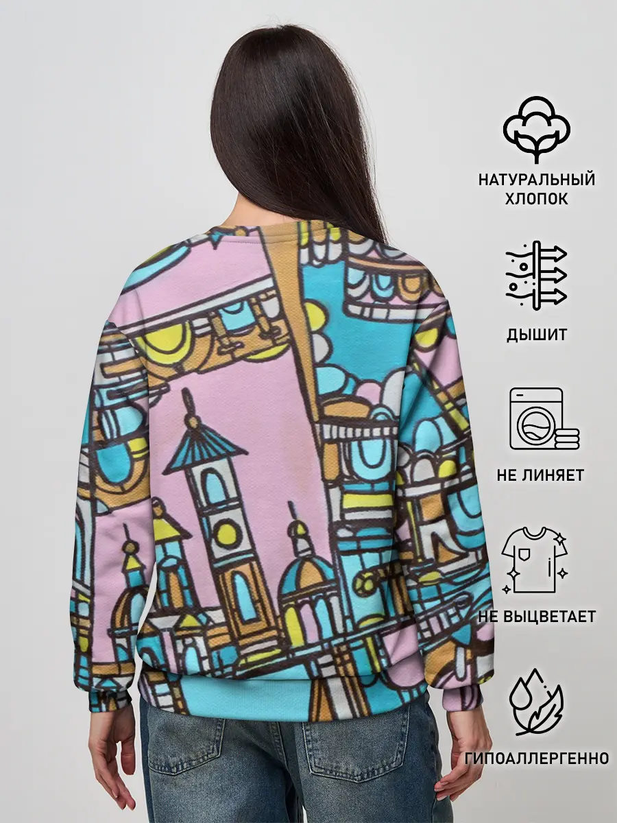 Женский свитшот / Римские каникулы