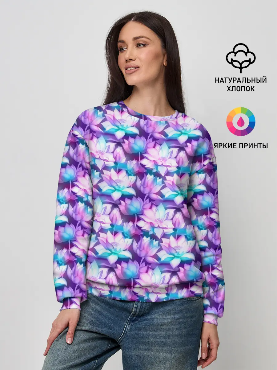 Женский свитшот / Лотос