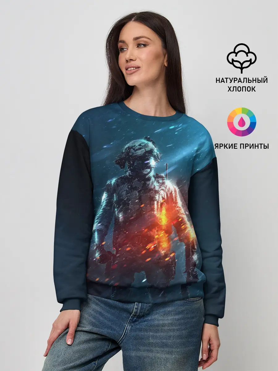 Женский свитшот / BATTLEFIELD / Батлфилд