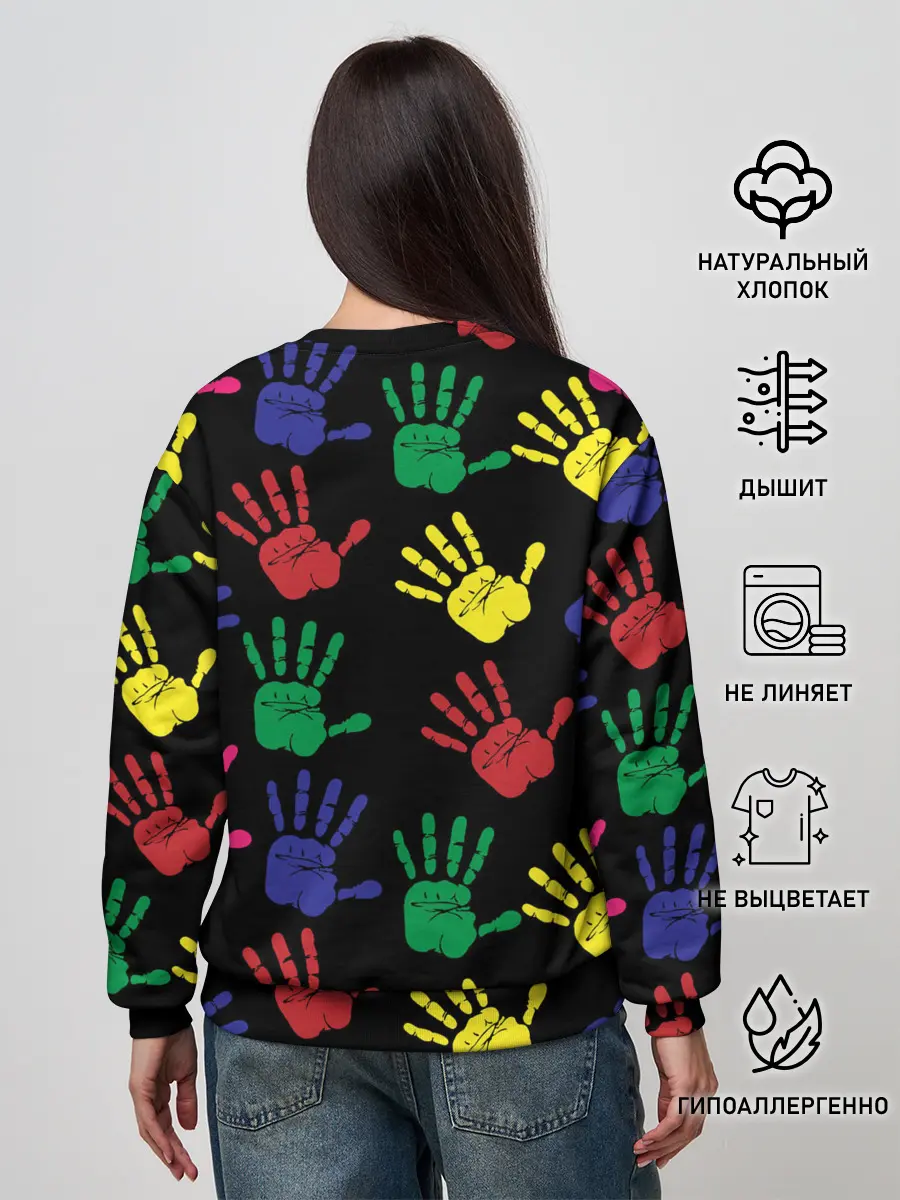 Женский свитшот / Dont touch / Не трогать