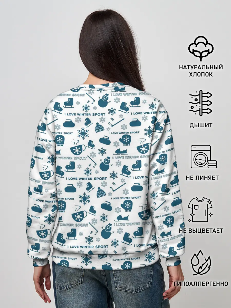 Женский свитшот / Зимние виды спорта
