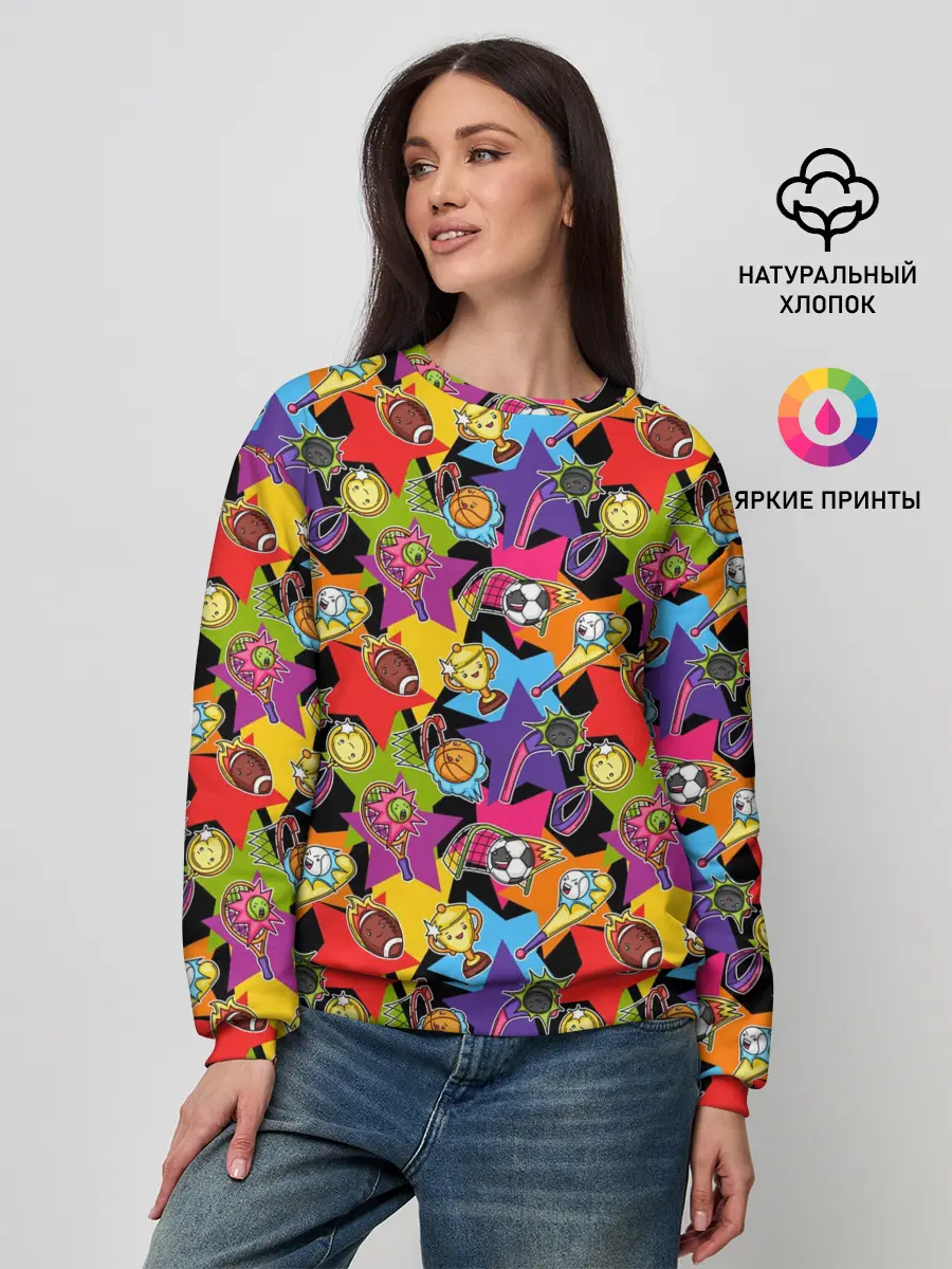 Женский свитшот / Звезда Спорта