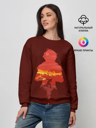 Женский свитшот / Genshin Impact. Diluc