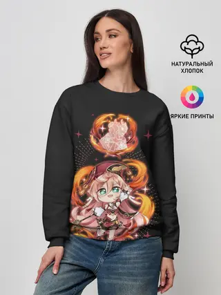 Женский свитшот / Chibi Yanfei GI