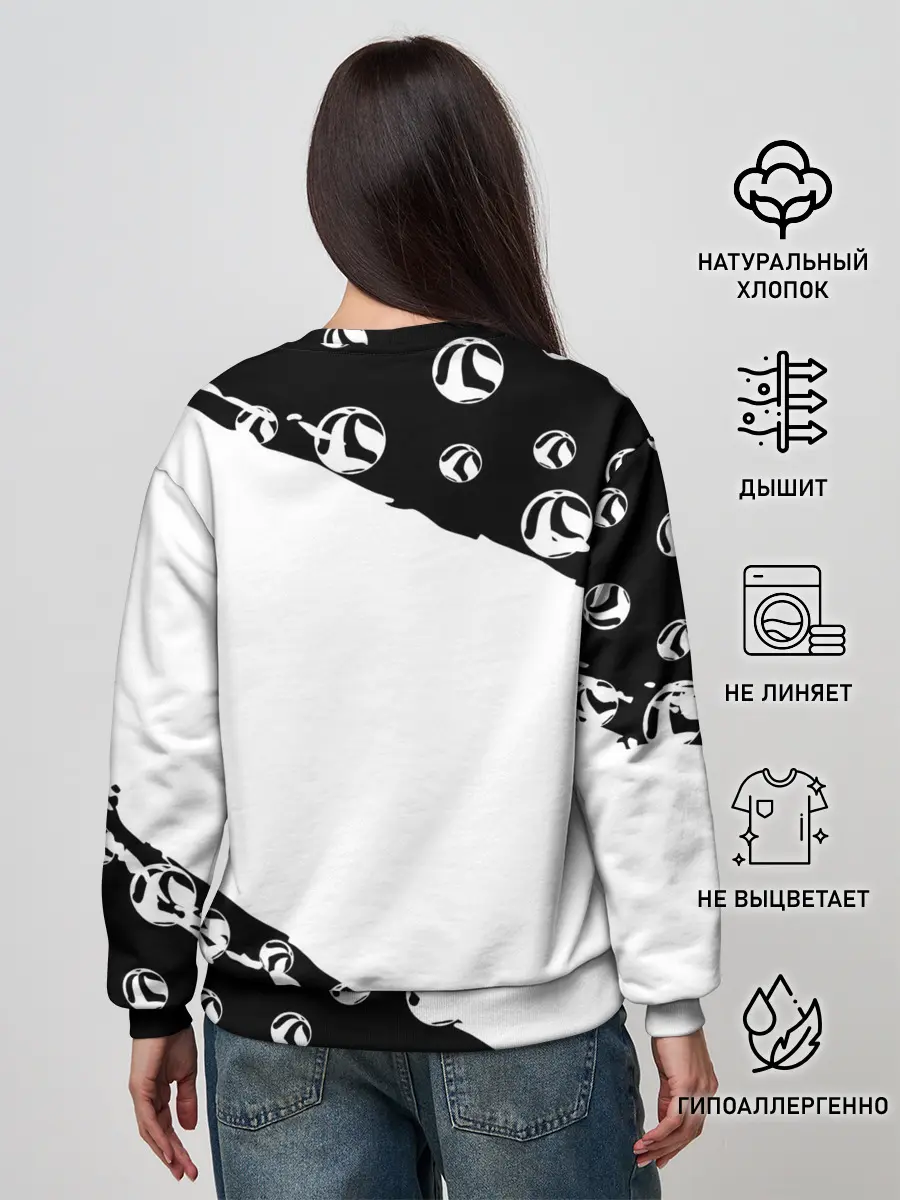 Женский свитшот / ВОЛЕЙБОЛ!! семь персонажей