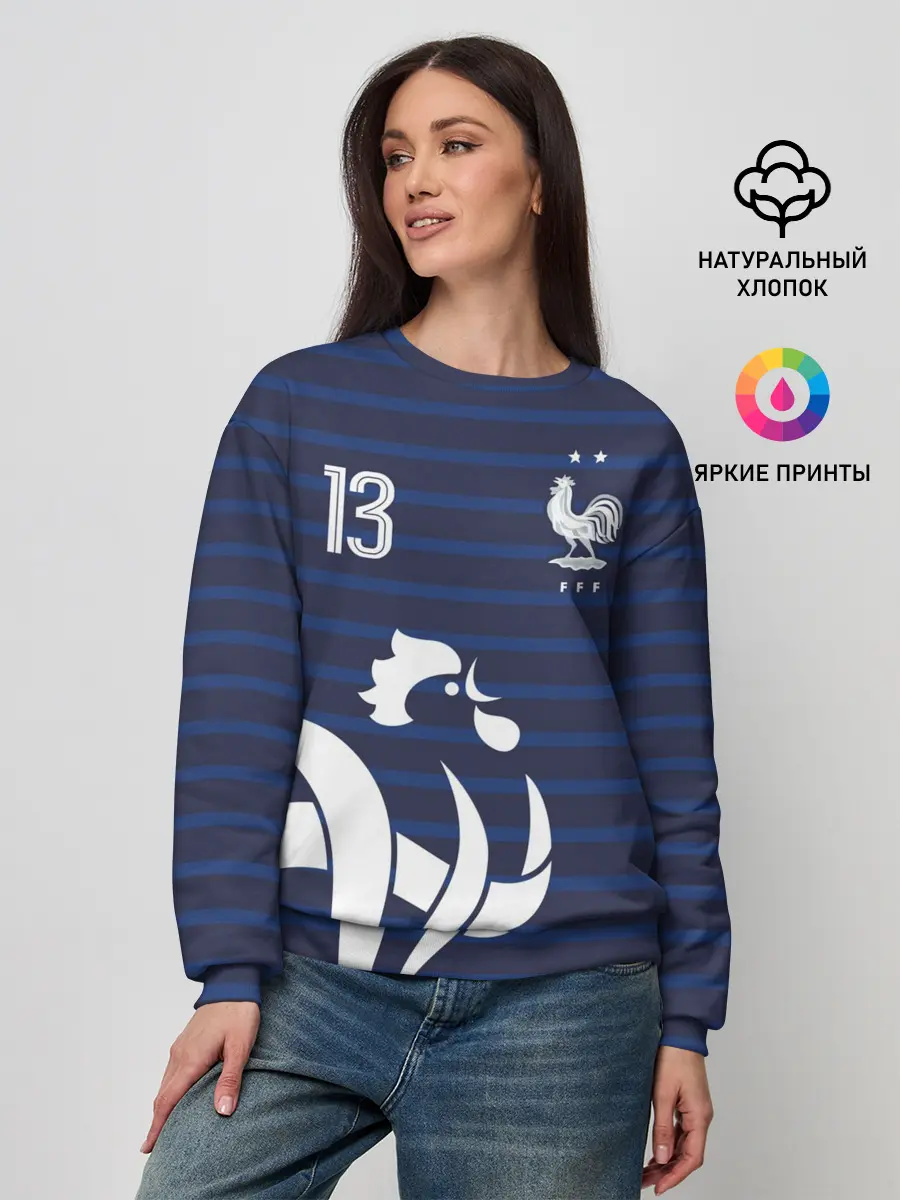 Женский свитшот / Канте в стиле формы Франции