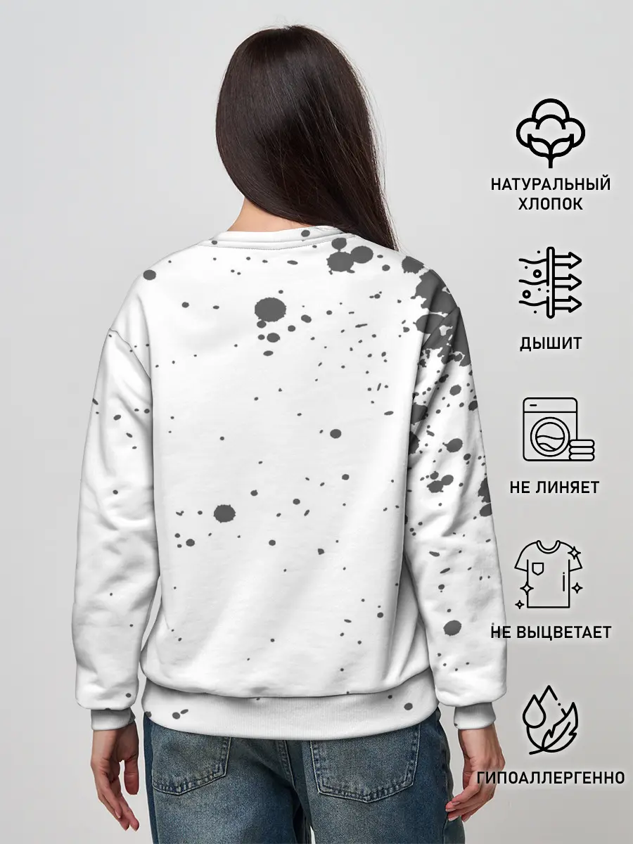 Женский свитшот / Черный Аста | Чёрный клевер