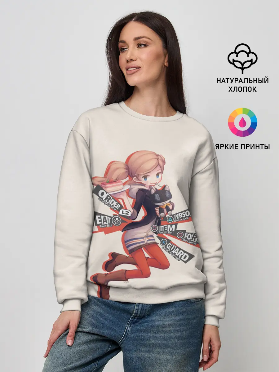 Женский свитшот / Няшная Такамаки