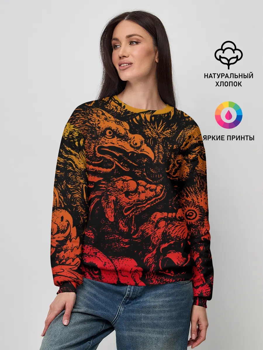 Женский свитшот / Grotesque animals