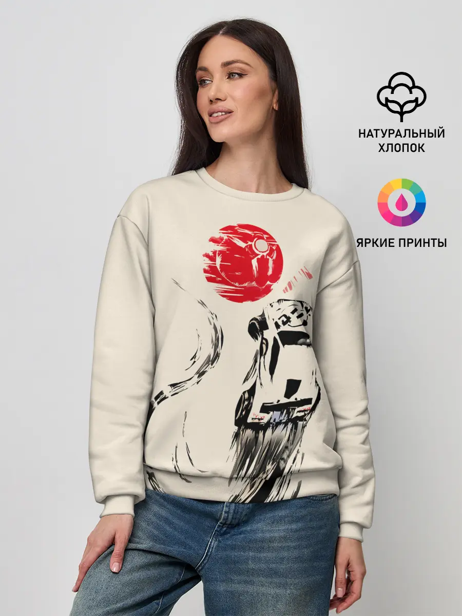 Женский свитшот / Flying car