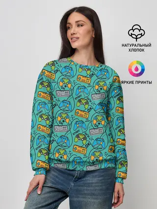 Женский свитшот / Джойстики